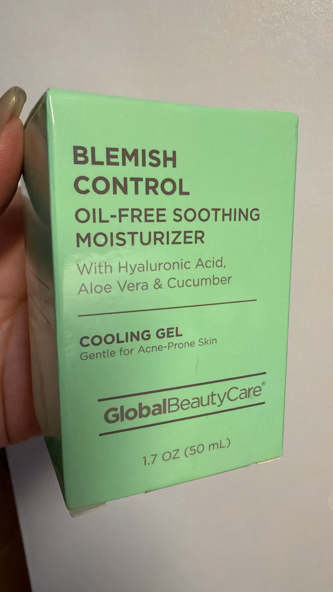 Gel Hidratante Calmante Blemish Control - Global Beauty Care® con Ácido Hialurónico y Pepino
