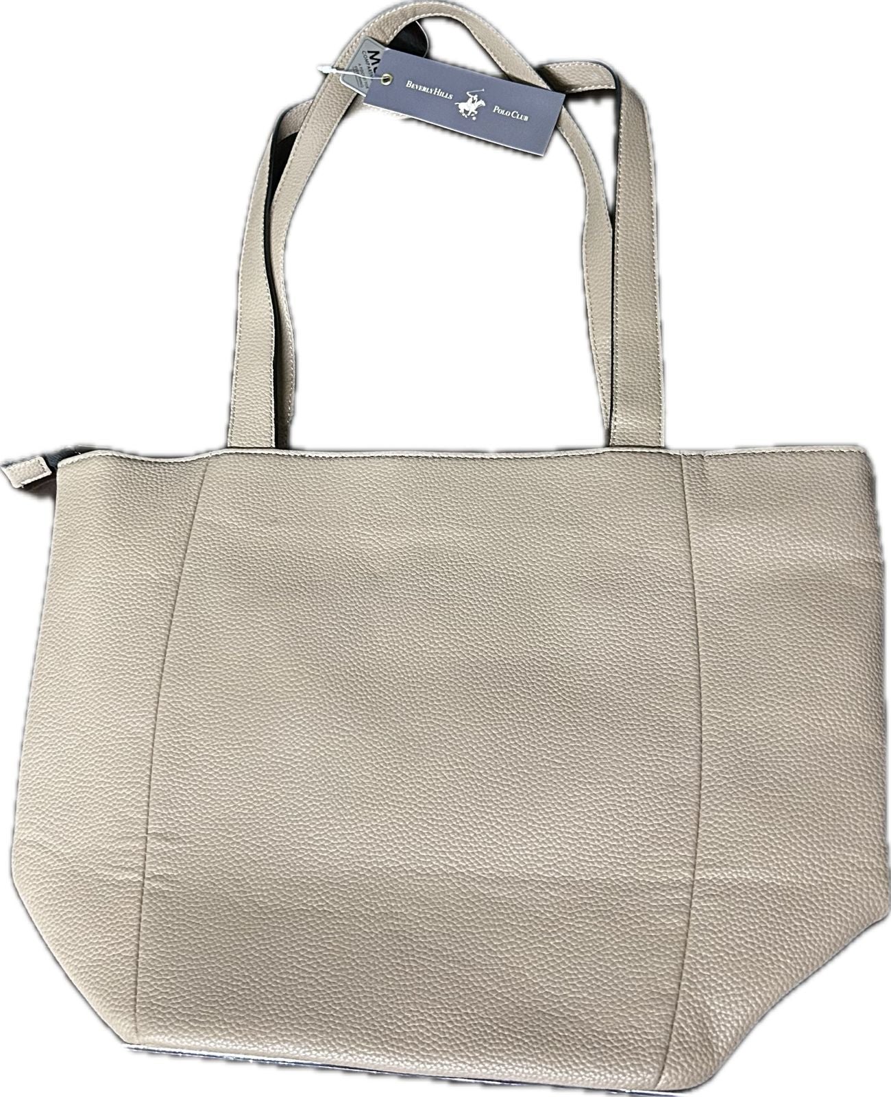 Bolsa para dama Polo Club beige tipo tote bag