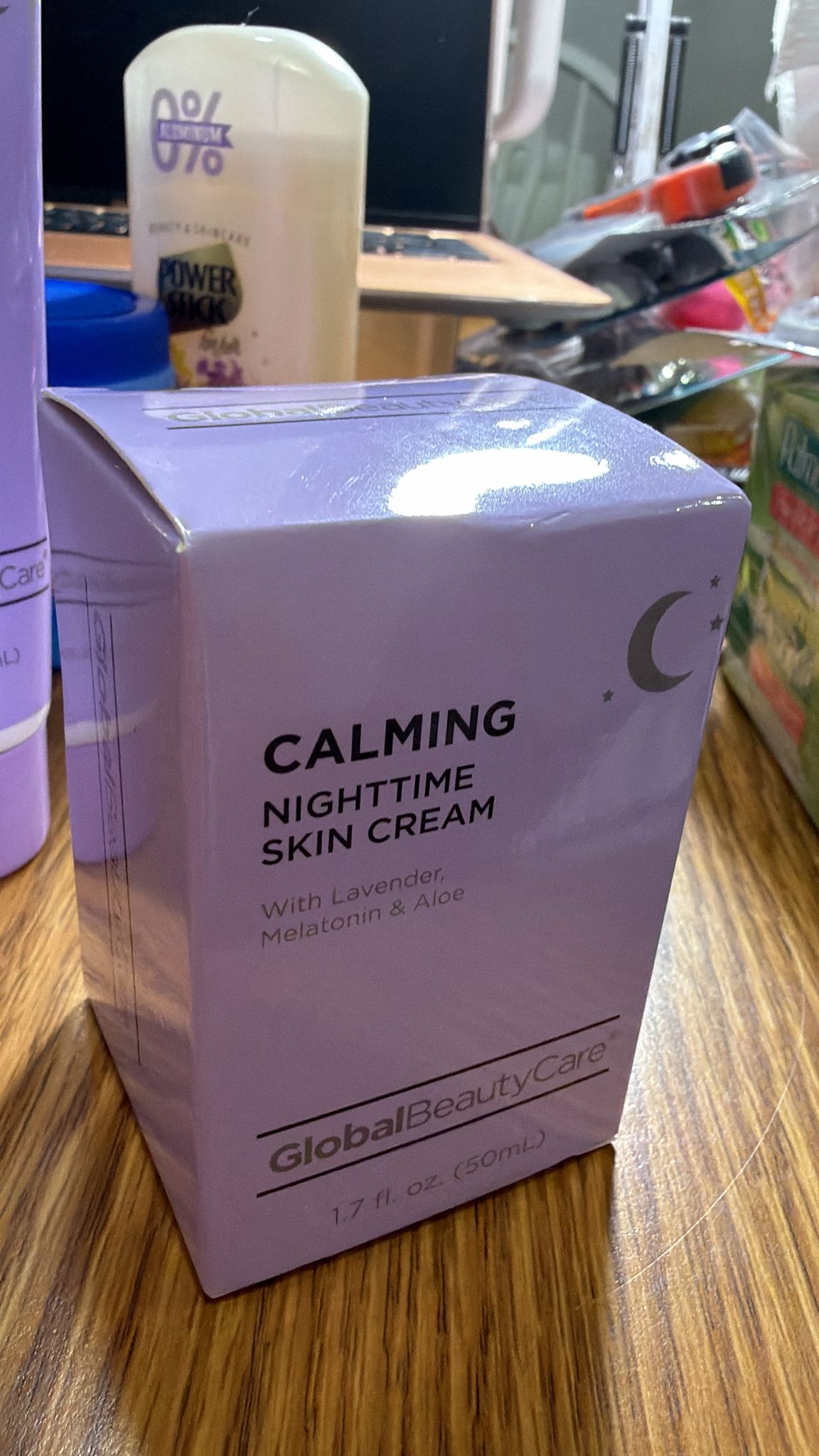 Crema Facial Nocturna Calming - Global Beauty Care® con Lavanda y Melatonina