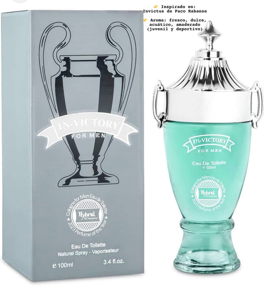 In-Victory For Men | Inspiración Invictus de Paco Rabanne