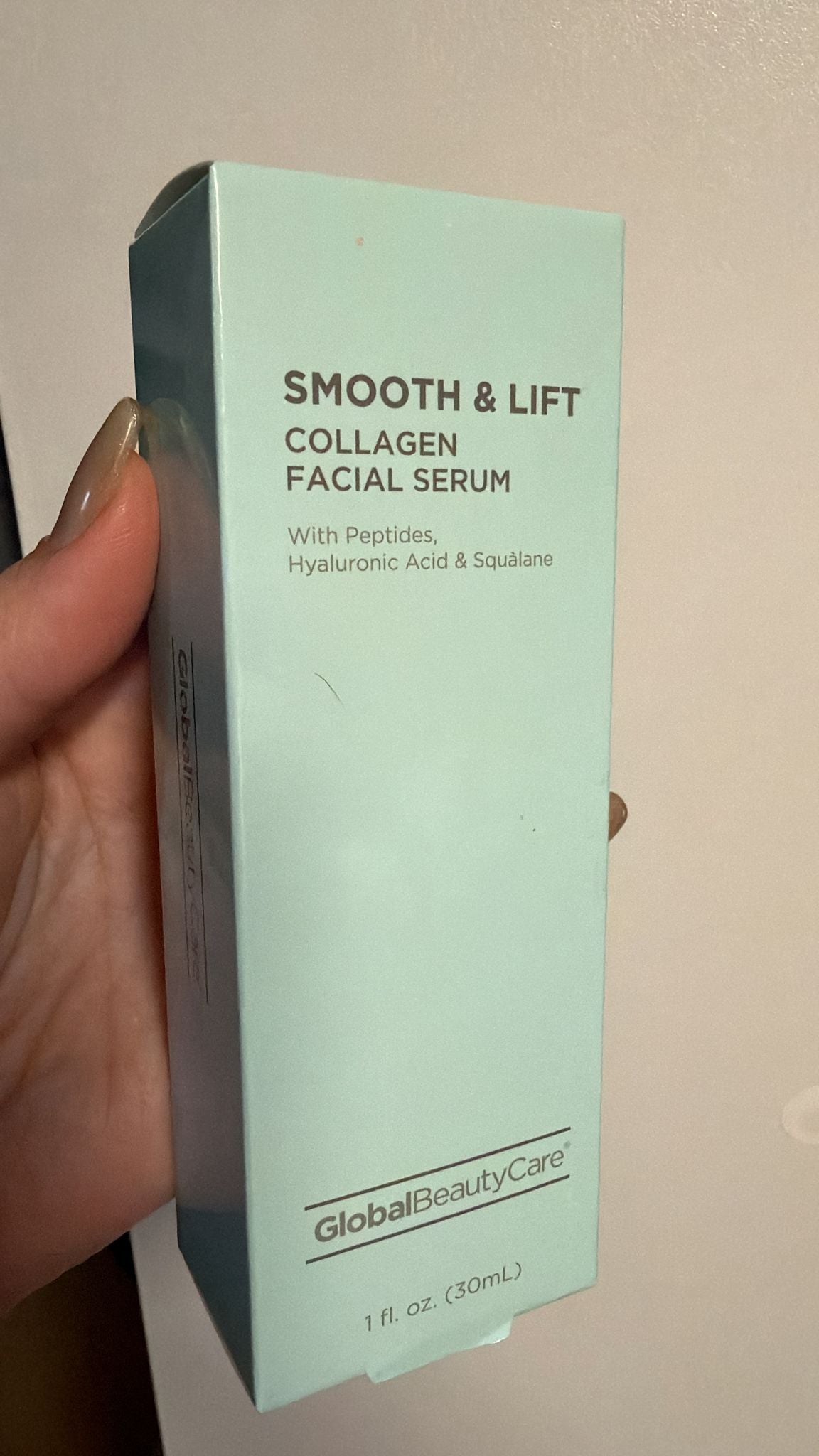 Suero Facial Global Beauty Care® Smooth & Lift – Colágeno con Péptidos y Escualano.