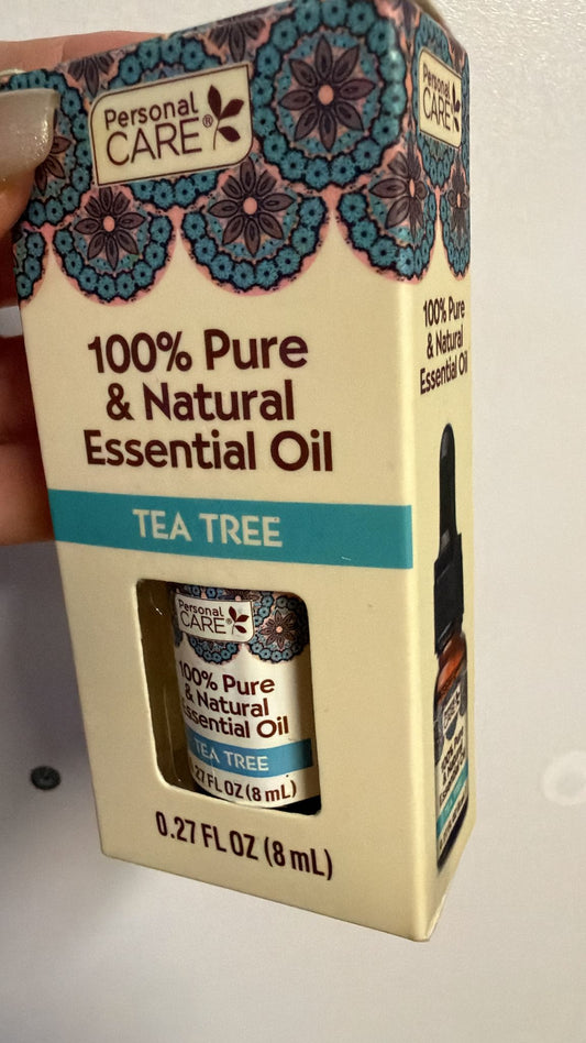 100 & PURE & NATURAL ESSENTIAL OIL TEA TREE MARCA PERSONAL CARE