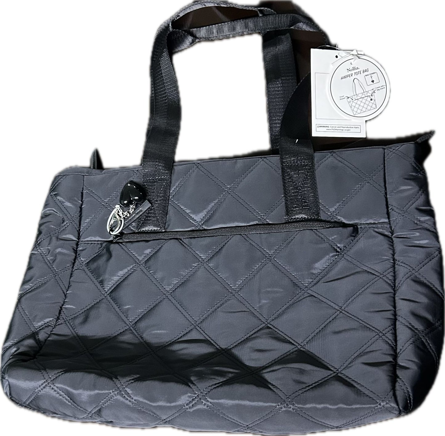 Bolsa para dama marca americana negra tipo tote bag