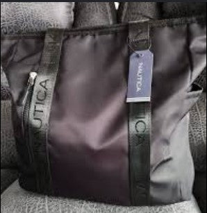 Bolsa para dama Náutica negra tipo tote bag