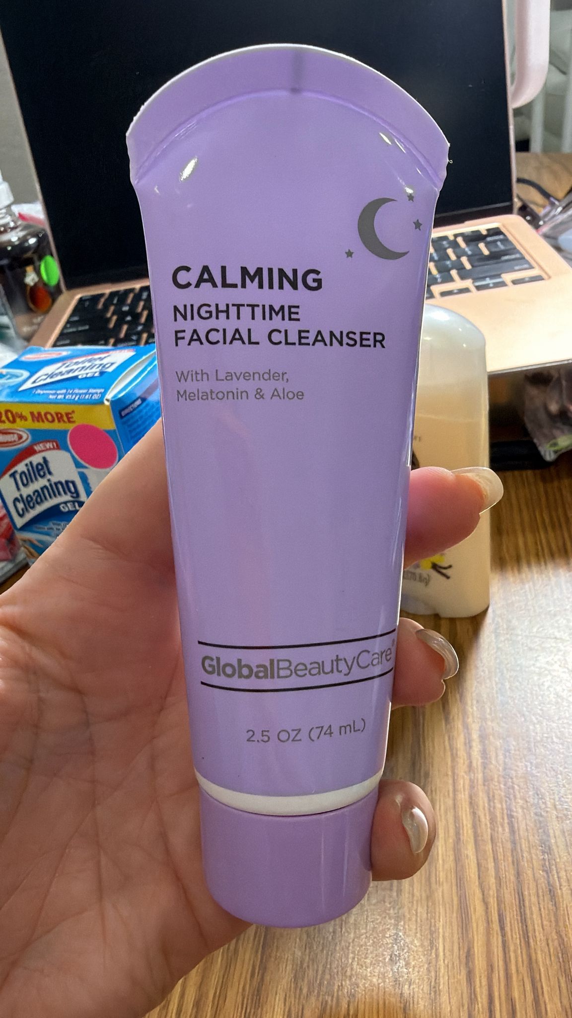 Limpiador Facial Nocturno Calming - Global Beauty Care® con Lavanda y Melatonina