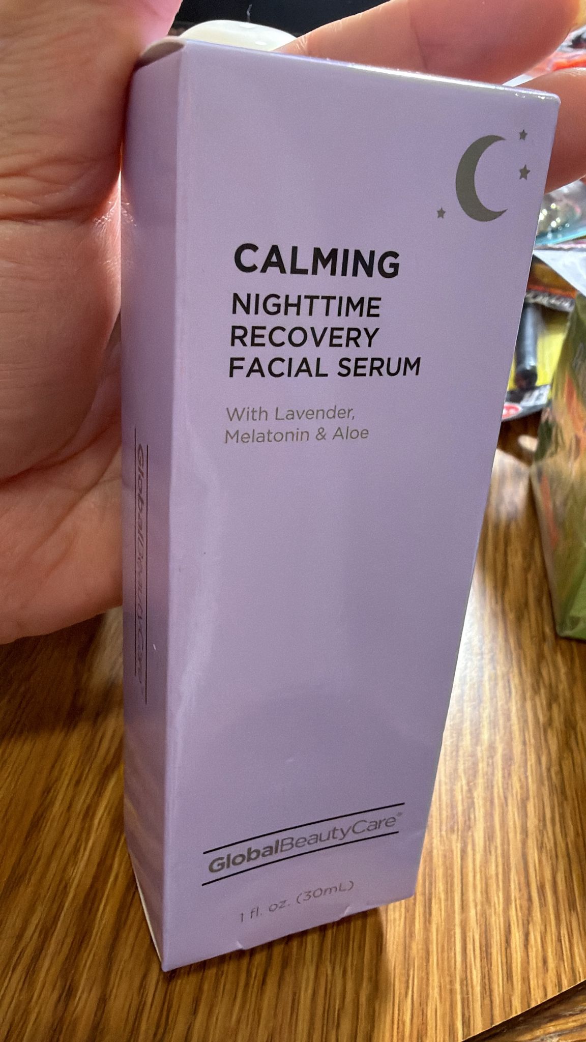 Serum Facial de Recuperación Nocturna Calming - Global Beauty Care® con Lavanda y Aloe
