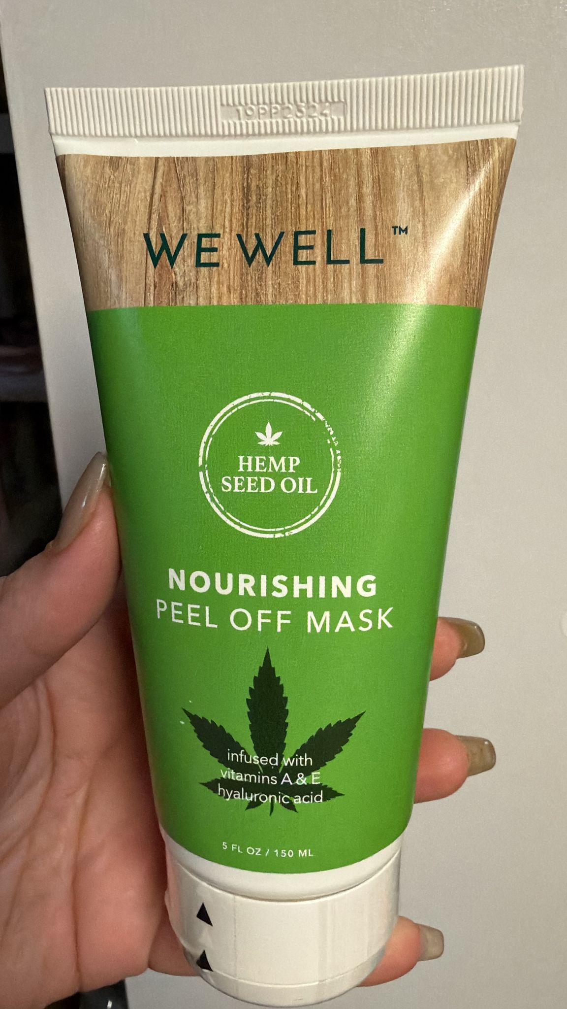 Mascarilla Facial Nutritiva Peel-Off "WE WELL" – Con Aceite de Semilla de Cáñamo y Ácido Hialurónico