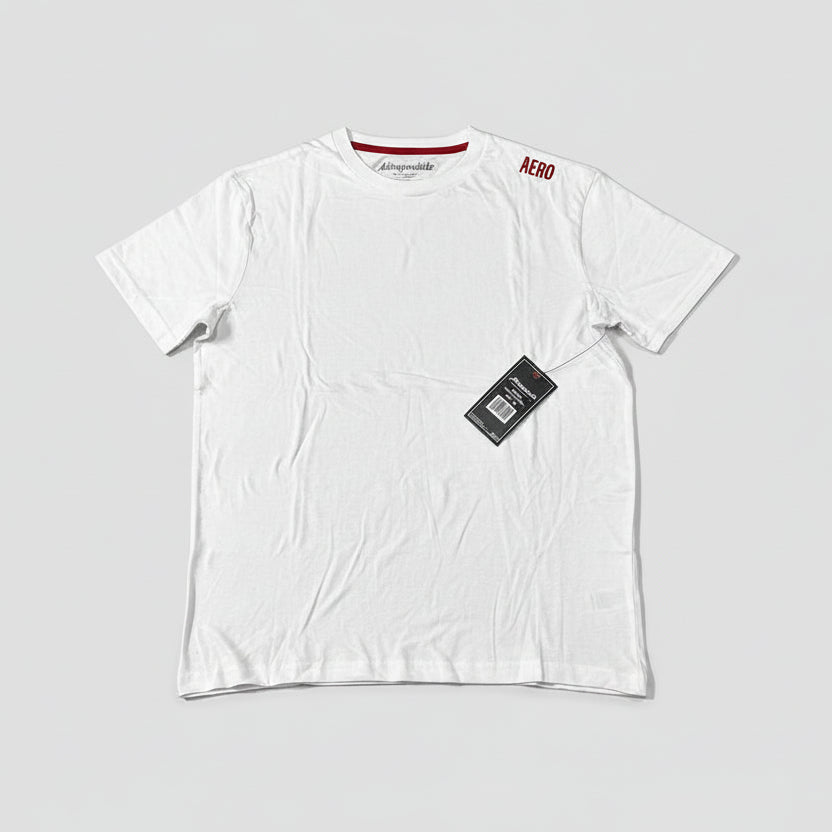 Playera Aeropostale blanca manga corta talla M