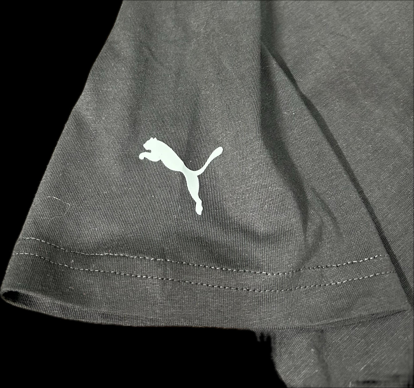 Playera Puma verde manga corta talla S
