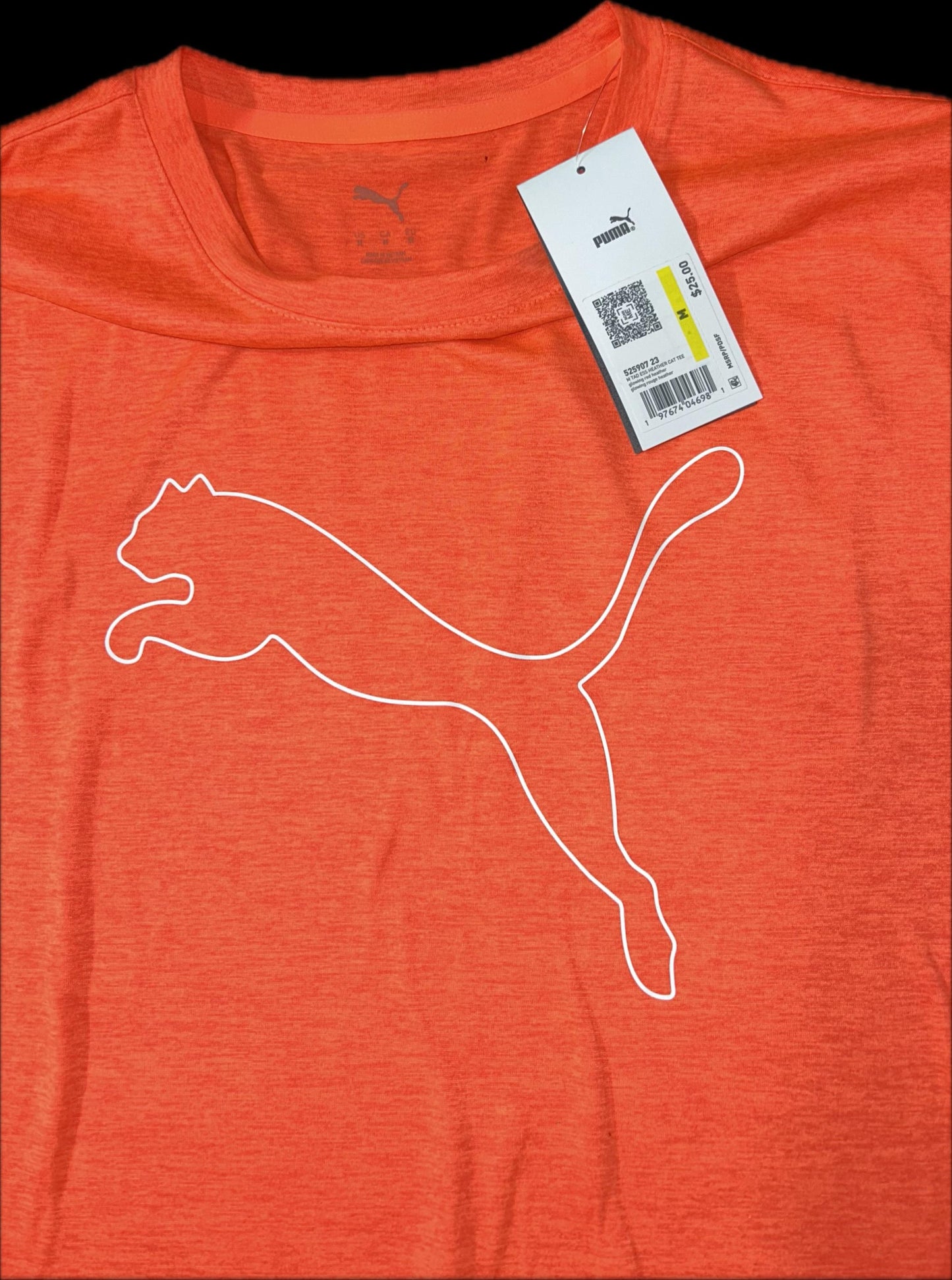 Playera Puma Naranja manga corta talla M