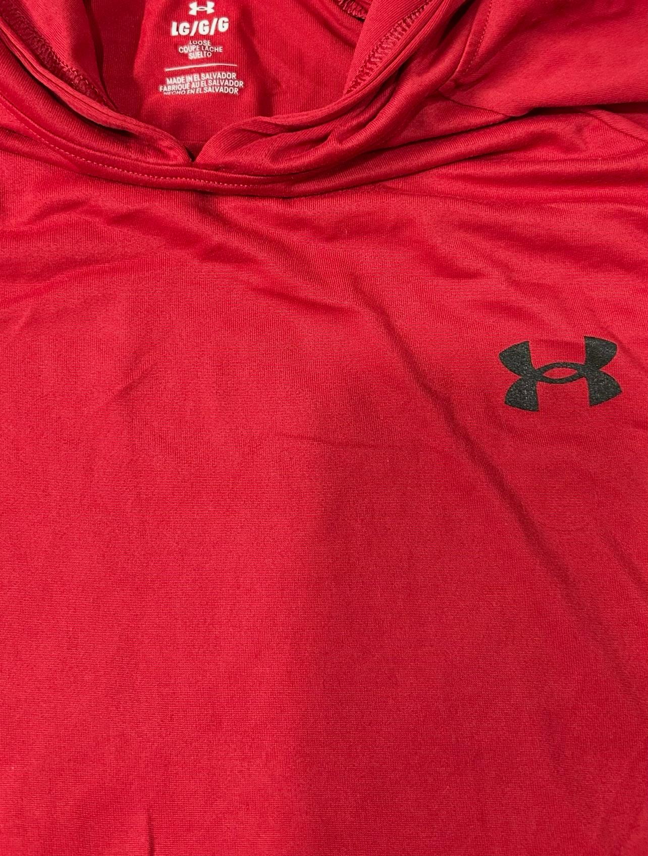Sudadera Under Armor roja talla L
