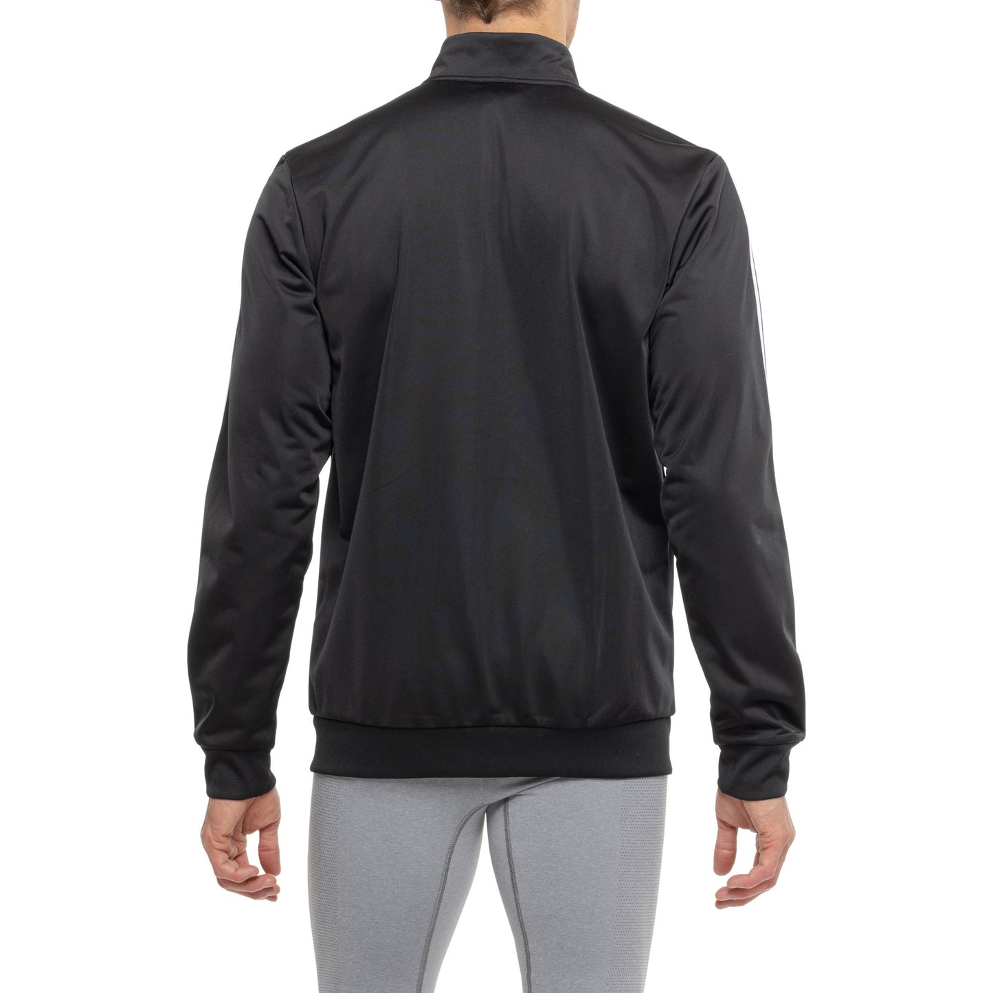 Conjunto de Pants Adidas negro con 3 rayas blancas talla L